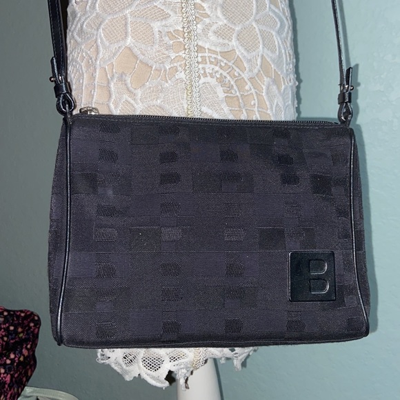 EUC Vintage Bally Crossbody canvas logo Bag - Picture 2 of 13